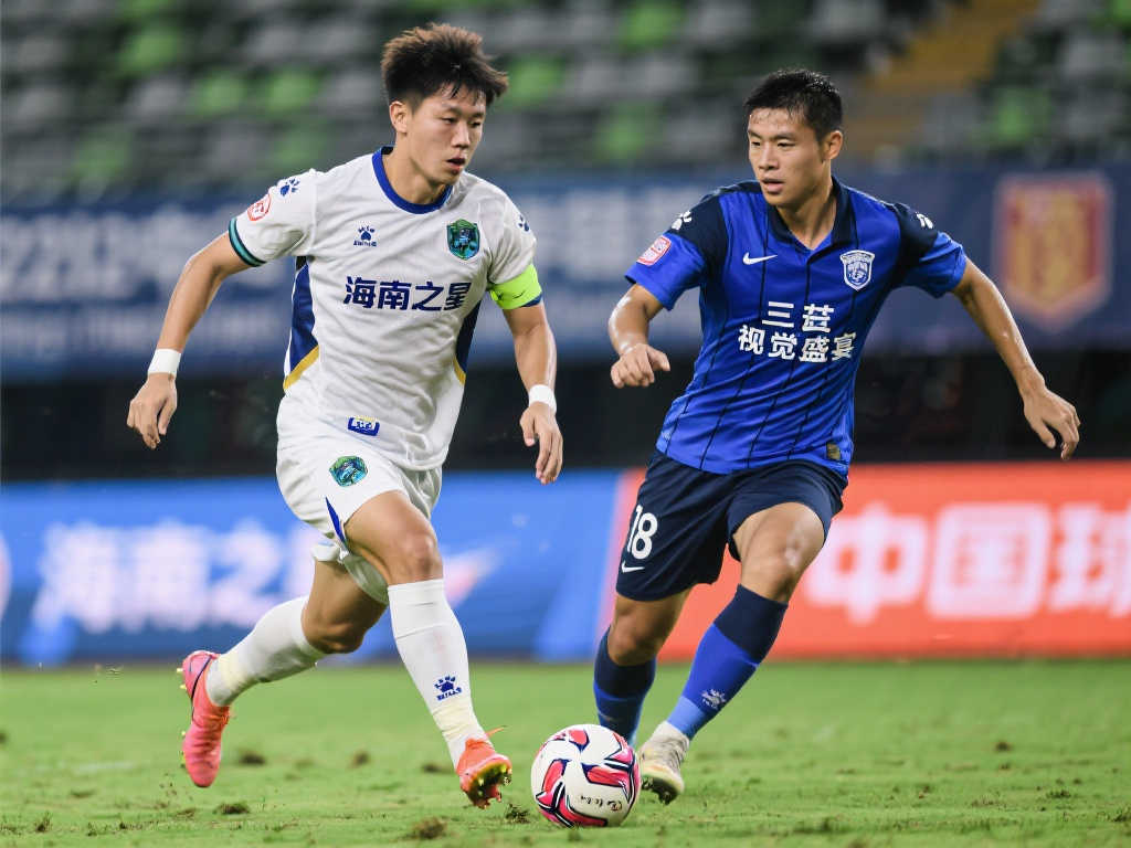 海南之星与三镇的足球对决